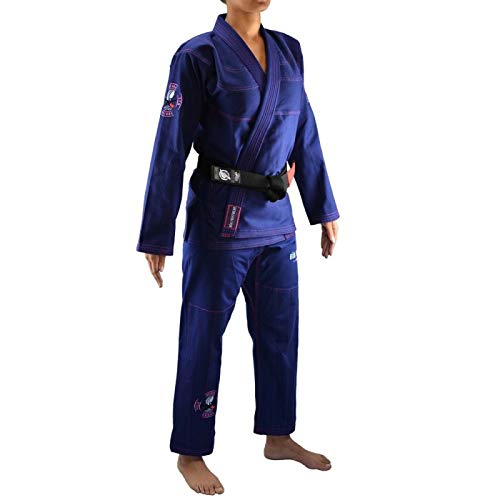 Bõa BJJ Gi Kimono Mujer Deusa Navy - Azul Oscuro, F1