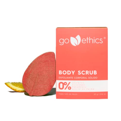 Body Scrub Exfoliante Corporal Sólido Libre de Plástico, 80 g