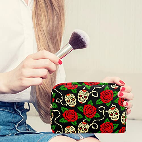 Bolsa de viaje para artículos de tocador, bolsa de maquillaje, organizador de cosméticos para mujeres, niñas, niños, león