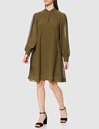 BOSS C_Derinne Vestido, Dark Green303, 40 para Mujer