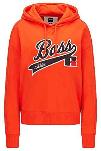 BOSS C_Eraisy_RA Sudadera con Capucha, Bright Orange821, L para Mujer