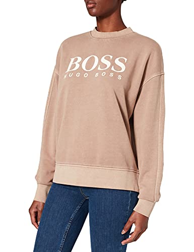 BOSS C_evinta Sudadera, Light/Pastel Brown235, XS para Mujer