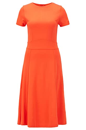 BOSS Dusca Vestido, Naranja (Bright Orange 820), Large para Mujer