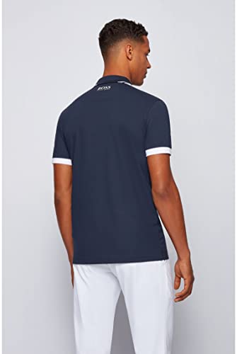 BOSS Paddy Bo Camisa de Polo, Navy410, XXL para Hombre