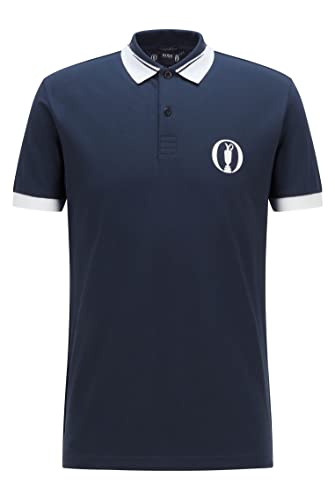 BOSS Paddy Bo Camisa de Polo, Navy410, XXL para Hombre