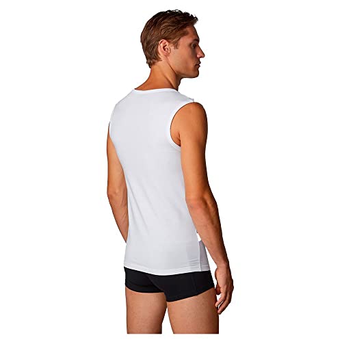 BOSS SL-Shirt RN 10194356 01 Top de Deporte, Blanco (White 100), XXL (Pack de 2) para Hombre