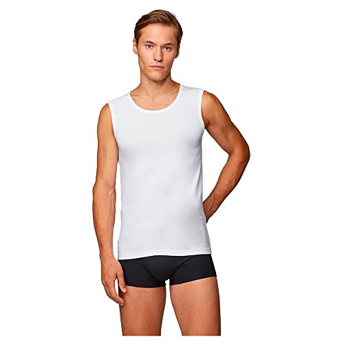 BOSS SL-Shirt RN 10194356 01 Top de Deporte, Blanco (White 100), XXL (Pack de 2) para Hombre