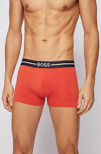 BOSS Trunk 3p Organic Co Bóxer, Open Red 640, XXL para Hombre