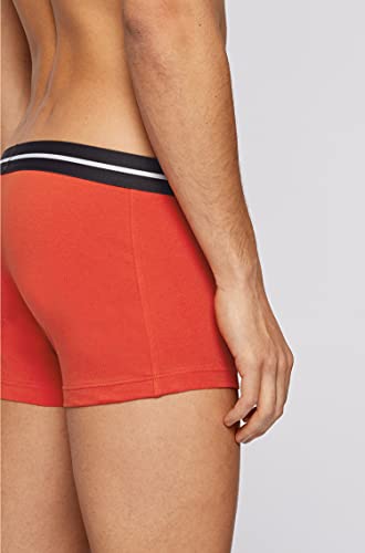 BOSS Trunk 3p Organic Co Bóxer, Open Red 640, XXL para Hombre