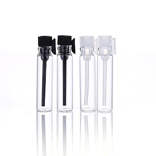 Botella De Perfume Vacía Perfume Recargable Frascos Para Perfume 10 Unids / Lote Mini Perfume De Vidrio Pequeño Muestra Viales Botella De Perfume 1Ml Laboratorio Vacío Líquido Fragancia Tubo De Prueba