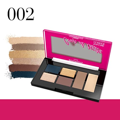 Bourjois Palette Volume Glamour Paleta de sombras, Tono 02 Cheeky, 8.4 g