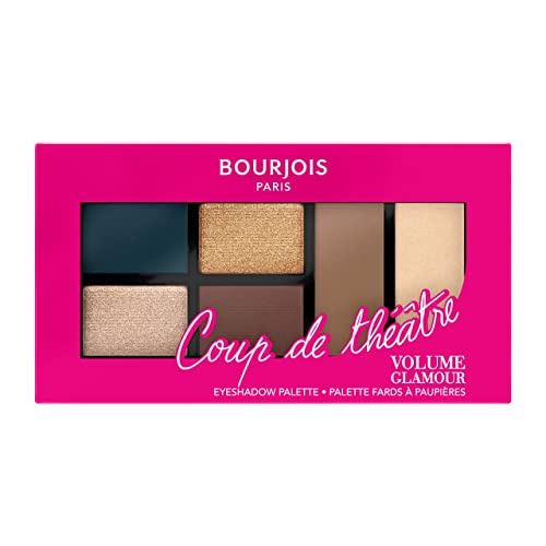 Bourjois Palette Volume Glamour Paleta de sombras, Tono 02 Cheeky, 8.4 g