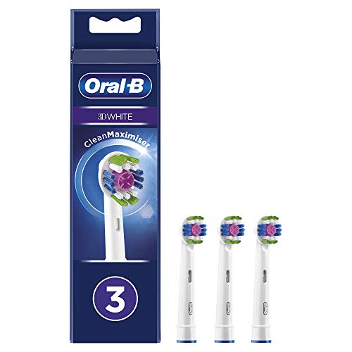 Braun Oral-B Toothbrush Heads 3D White 3Pcs Cleanmaximizer 50 g