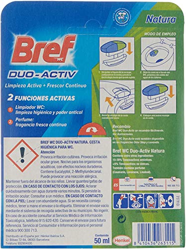 Bref Duo Activo Natura Cesta Higiénica WC - 50 ml