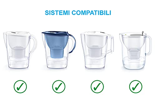 BRITA 1022214 Agua, Blanco, 6 Filtros