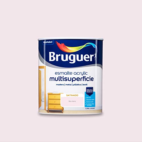 Bruguer Acrylic Multisuperficie Esmalte al agua Satinado Lila Claro 750 ml