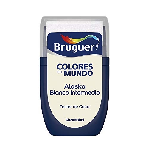 Bruguer Tester Colores del Mundo Pintura para paredes monocapa Alaska Blanco Intermedio