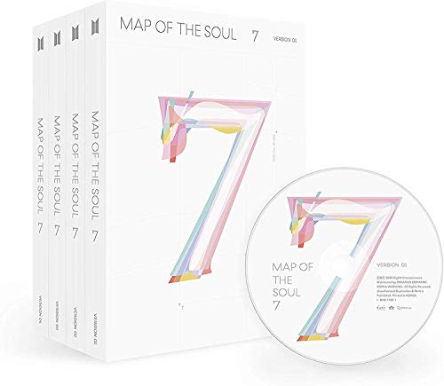 BTS Map of The Soul : 7 - [Ver.2] CD,Photobook, Folded Poster, Others with Extra Decorative Sticker Set, Photocard Set