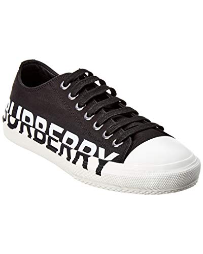 BURBERRY 8018270 - Zapatillas deportivas para hombre, de tela y goma, color negro y blanco Negro Size: 39.5 EU