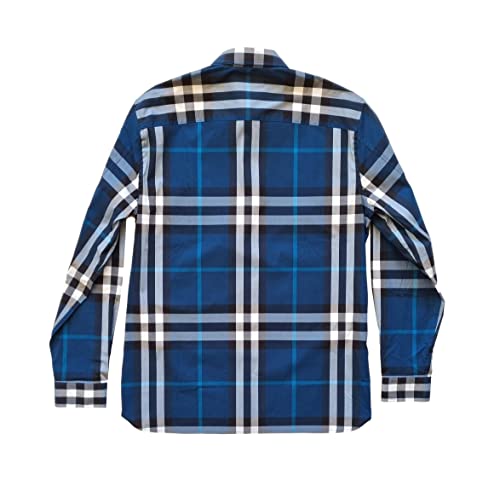 BURBERRY Camisa Manga Larga Algodón Hombre 4005823 Azul, turquesa, XL