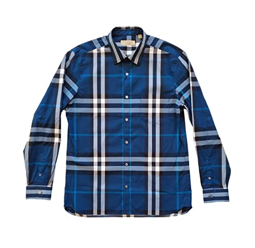 BURBERRY Camisa Manga Larga Algodón Hombre 4005823 Azul, turquesa, XL