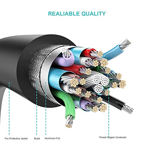 Cable USB a serie, BENFEI 1,8m USB a RS-232 macho (9 pines) DB9 cable serie, Chipset prolífico, Windows 10/8.1/8/7, Mac OS X 10.6 y Superior