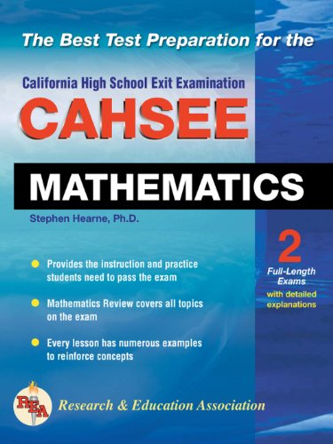 CAHSEE Mathematics Test (California CAHSEE Test Preparation) (English Edition)