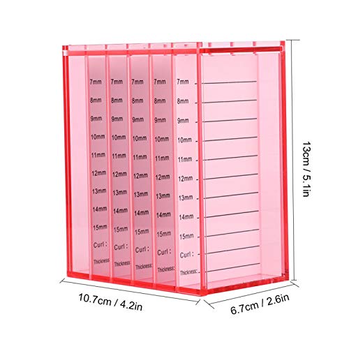 Caja de almacenamiento de pestañas, caja de almacenamiento de pestañas de injerto, extensión de pestañas, maquillaje para tienda, herramienta de pestañas postizas, 5 capas(False Eyelashes Organizer)