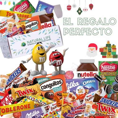 Caja regalo de chocolates I Regalo original cumpleaños niños pareja: Kinder Bueno Chocolate y Blanco, Kinder Maxi, Kinder Sorpresa, Kinder Delice, Kinder Choco Bons I Caja Kinder Regalo día del padre