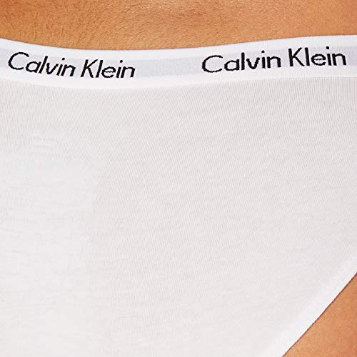 Calvin Klein Carousel Bikini para Mujer, Blanco (White 100), Small