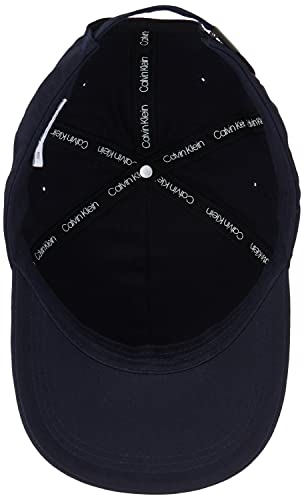 Calvin Klein Cotton Twill Cap Gorra de béisbol, Azul (Navy 411), Talla única (Talla del Fabricante: OS) para Hombre