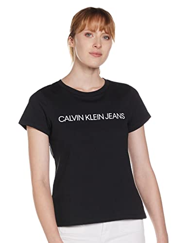 Calvin Klein J20J207879 Camiseta, 099, L para Mujer