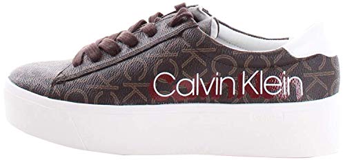 Calvin Klein Janika Low Top Lace UP B4E6289 Negro Zapatillas deportivas Casual Negro Size: 35 EU