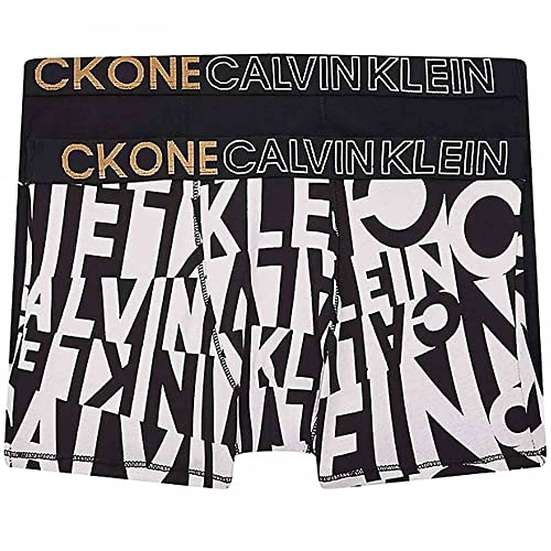 Calvin Klein Paquete de 2 Calzoncillos Bañadores Ajustados para Hombre, Brokenstripewhiteaop/Pvhblack, 8 años (Pack de 2) para Niños