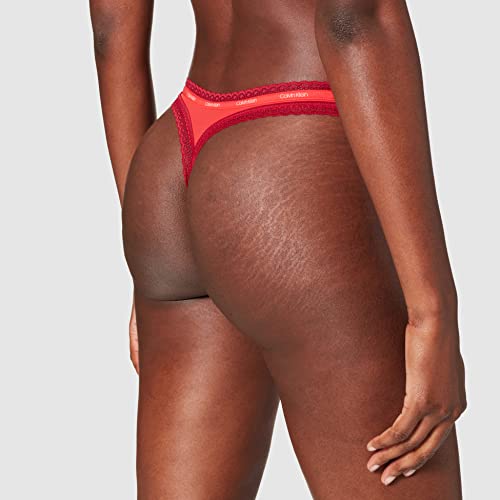 Calvin Klein Tanga, Tomato, XL para Mujer