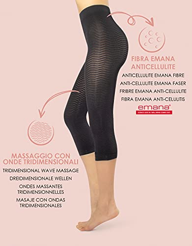 CALZITALY Tratamiento Anticelulítico, Pijama Masajeador Tonificante, Activa la Microcirculación, Gel y Arcilla Efecto Calor con Cafeína (S-M, PACK Pijama+Gel+Arcilla+Scrub)