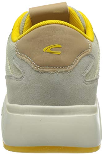 camel active Ramble Sneaker, Zapatillas Mujer, Beige Amarillo, 36 EU