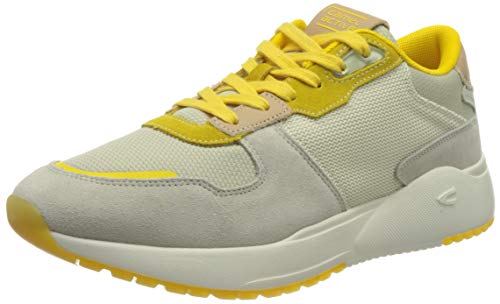 camel active Ramble Sneaker, Zapatillas Mujer, Beige Amarillo, 36 EU