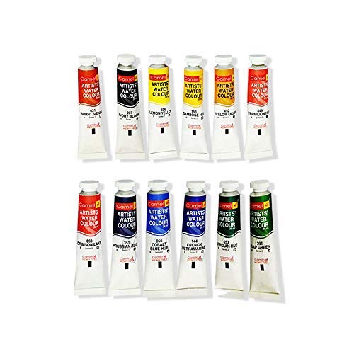 Camel Artist's Water Color - 20ml Each, 12 Shades