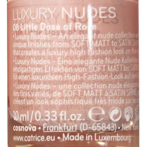 CATRICE LUXURY NUDES ESMALTE DE UÑAS 08 LITTLE DOSE OF ROSE 10 ML