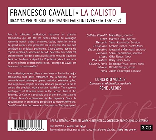 Cavalli / la Calisto