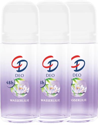 CD Conjunto de 3 desodorante roll-on lirio de agua de perfume 50ml