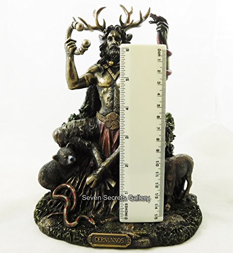 Cernunnos - Figura de estatua de bronce para el señor del bosque (3149)