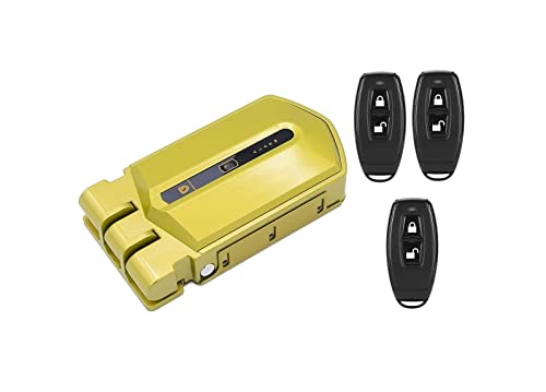 Cerradura Invisible Golden Shield Alarm 95db 3 mandos