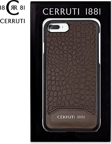 Cerruti 1881 Crocodile Print Carcasa de Piel para Apple iPhone 7 Plus