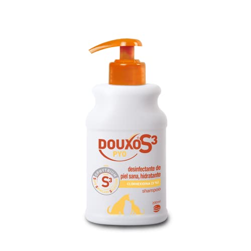 CEVA DOUXO S3 PYO CHAMPU 200ml, Negro, 200 ml (Paquete de 1), 200