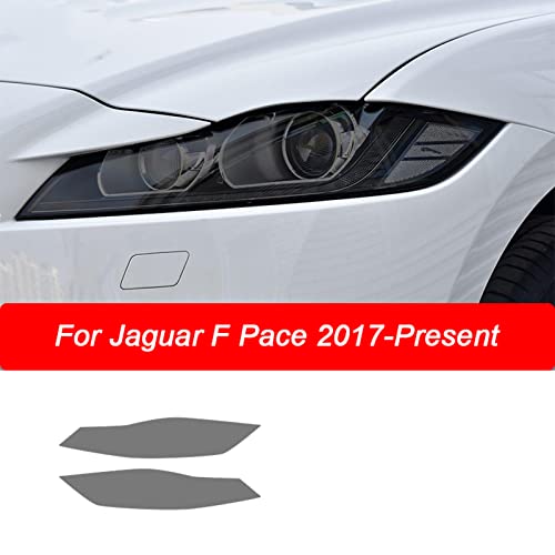 CGFZNUB   Pegatina de TPU Negra ahumada con Tinte para Faros Delanteros de Coche , para Jaguar XE XF XJ F Tipo I Pace E Pace F Pace Accesorios