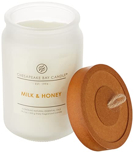 Chesapeake Bay Candle PT92191 Vela perfumada, leche y miel, tarro grande