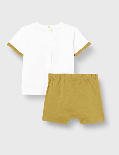 Chicco Completo per Bambino con t-Shirt a Maniche Corte e pantaloncini Corti Pantalones, 055, 68 cm Bebé-Niños