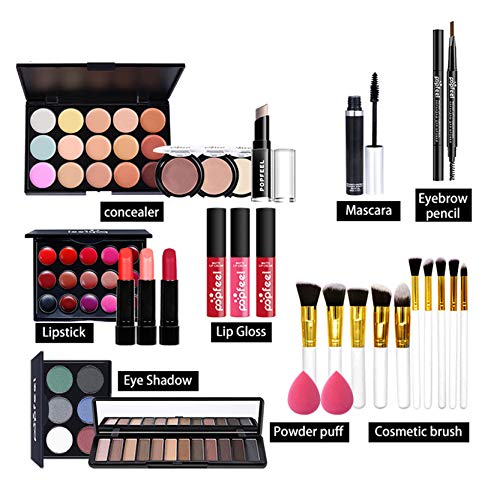 CHSEEO Paleta de Maquillaje Set Paleta de Sombras de Ojos, Juego de Maquillaje Kit de Maquillaje para Mujeres y Niñas Caja de Regalo Cosméticos #7